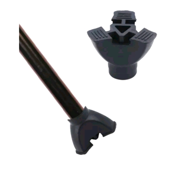 NEW RUBBER CRUTCH CANE LEG TIP FOOT REPLACEMENT - Picture 1 of 1